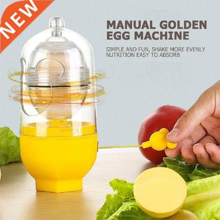 Egg Yolk Shaker Gadget Manual Golden Egg Puller Scrambler