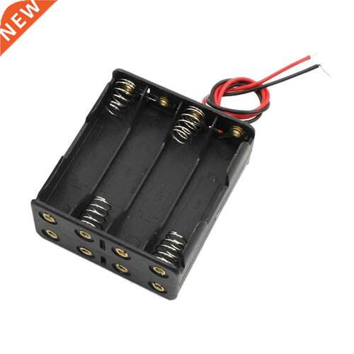 2 x Spring Clip Layers Storage Case Slot Holder 8x1.5V AAA