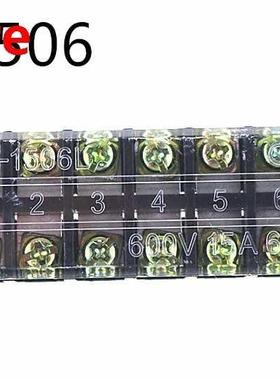 Terminal blocks TB-1506(15A 6P) Patch panel Wiring row junct