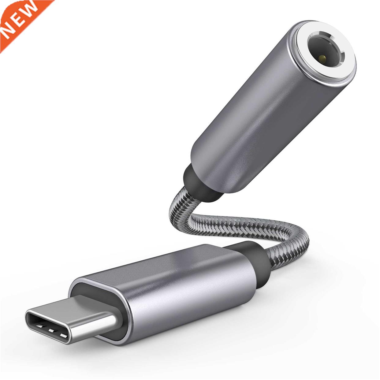 HiFi DAC USB Type C to 3.5mm Headphone Jack Audio Adapter 32