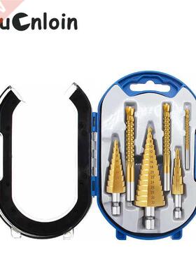 6Pcs 4-12 4-20 4-32mm HSS Straight Groove Step Drill Bit Tit