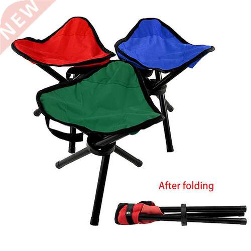 Outdoor Leisure Portable Folding Chair Three-Legged Stool Ca