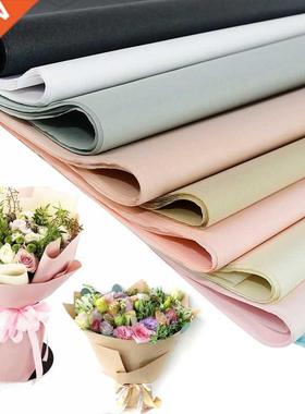 10Pcs 50*70cm Tissue Paper Flower Bouquet Wrapping Paper For