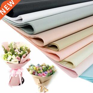 10Pcs 50*70cm Tissue Paper Flower Bouquet Wrapping Paper For