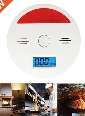 LCD CO Sensor Built-in 85dB Siren Sound Carbon Monoxide Pois