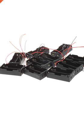 10 pcs. Black 2 x 3.7V 18650 Batteries Battery Case Cover