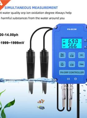 2-in-1 PH ORP Redox Controller Wifi Output Power Relay oni