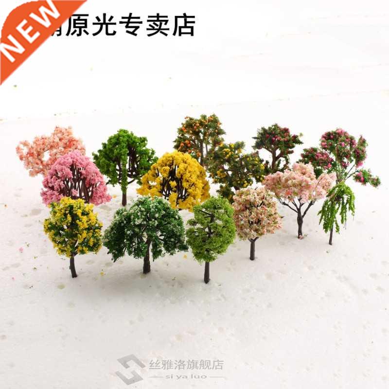 5Pcs Mini Resin Artificial Tree Miniature Fairy Garden Home