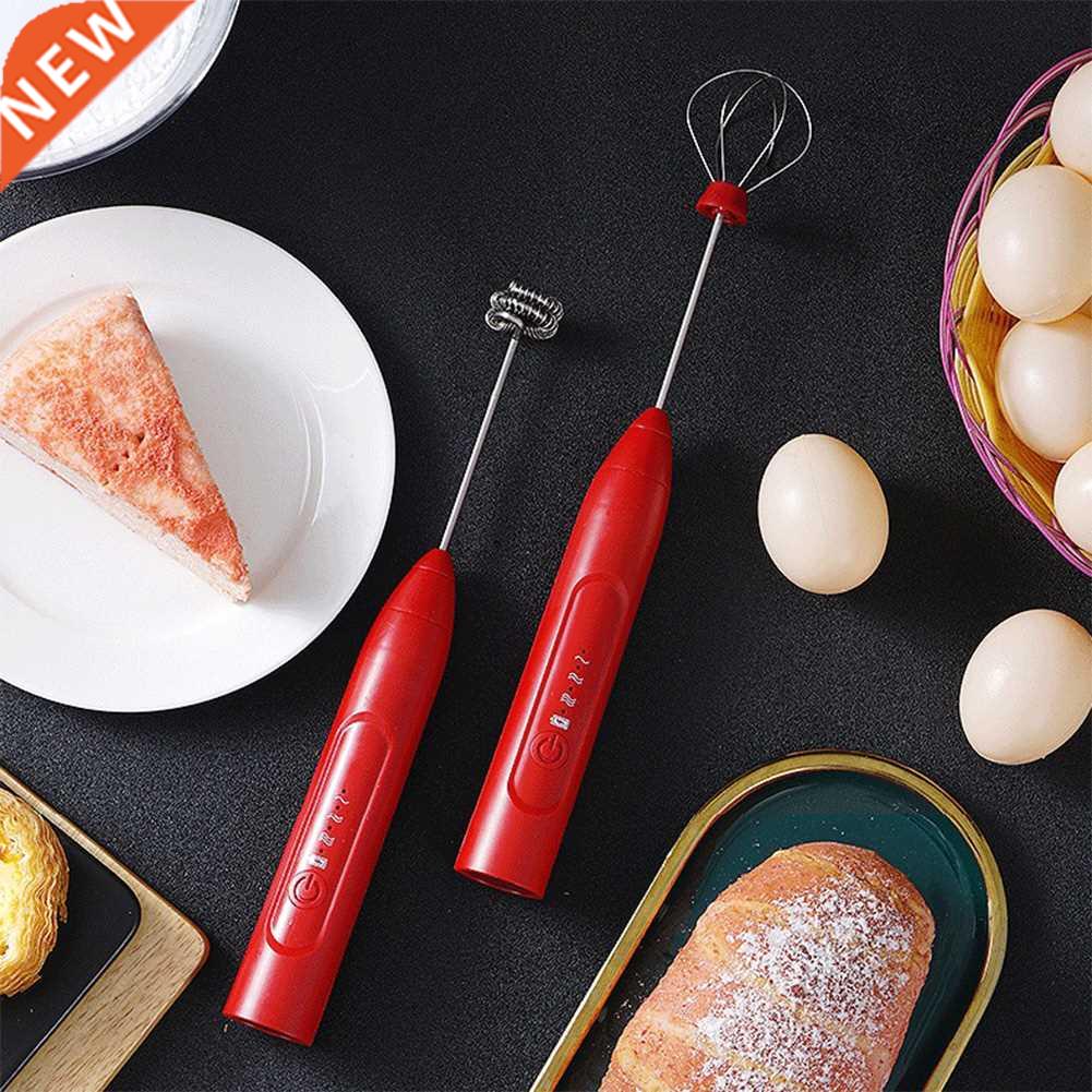 Electric Hand-Held Whisk Coffee Milk Beverage Mixer Three-Sp