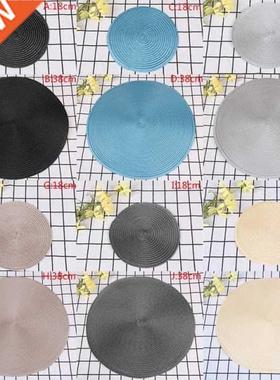Round Weave Placemat Table Mats Smple Style Dnng Napkn P