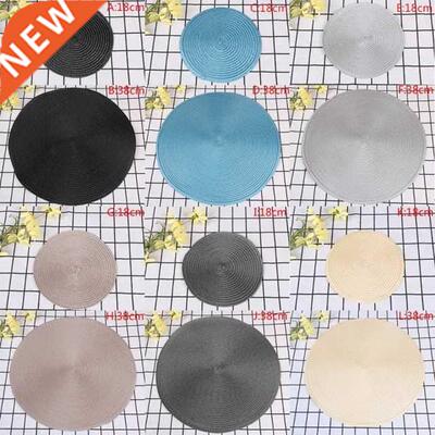 Round Weave Placemat Table Mats Smple Style Dnng Napkn P