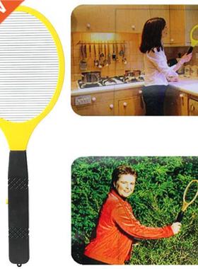 Electric Hand Held Bug Zapper Insect F Swatter Racket Port
