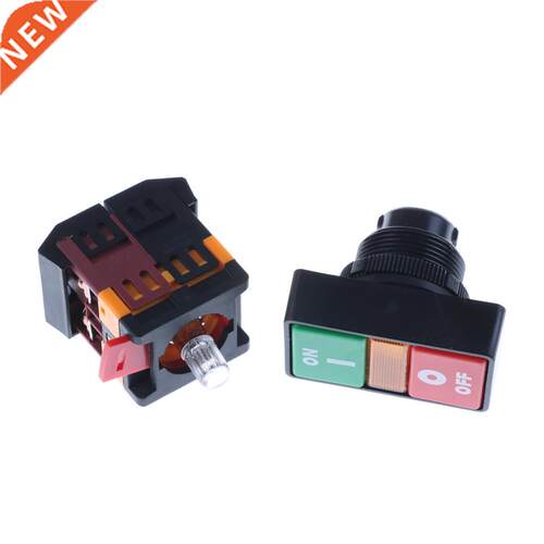 PPBB-30N 220V AC LED Red Green ON/OFF START STOP Momentary P
