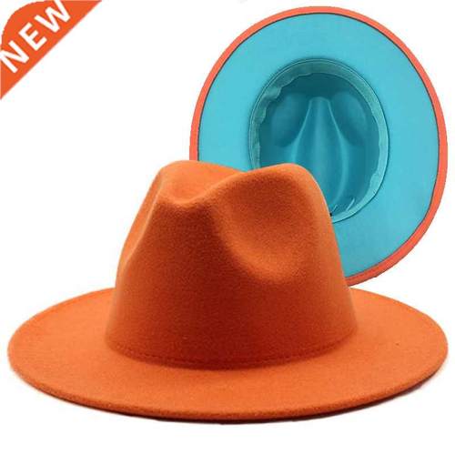 hats fedoras wide brim hat Panama felt hat for male jazz ha