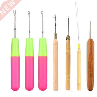 1pcs/lot Plastic Crochet Braid Needle Feather Hair Extension