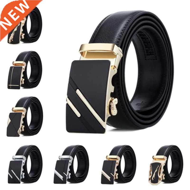 New Famous Brand Belt New Male Designer Automatic Buckle Lea
