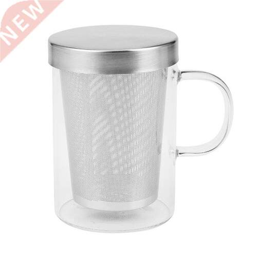 500Ml Travel Heat-Resistant Glass Tea Infuser Mug with Stain