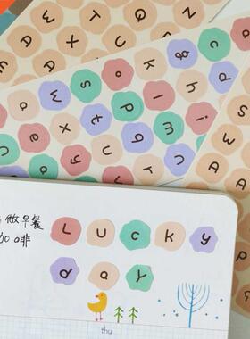 43pcs/set INS Style Base Element Decorative Letters Numers S