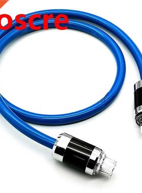 Silver Plated US Mains Power Cable HIFI SChuko Power Cord Ca