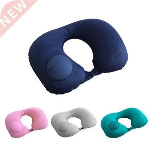 U Shape Travel Pillow Automatic Air Inflatable Airplane Car