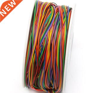 One Roll 8 Colors 30AWG Wire Wrapping Wire Tinned Copper Sol