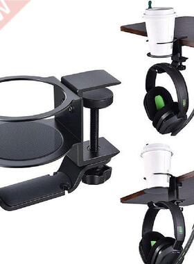 60 Rotating Headphones Mounted Hanger Cup Holder Headset