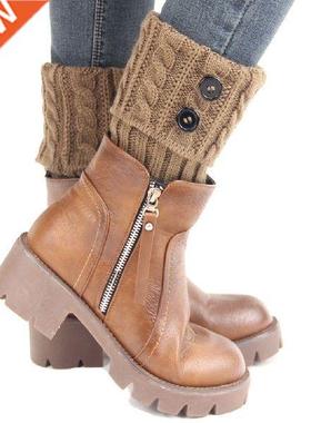 Hot Women Knitted Winter Leg Warmers Slim Punk Short