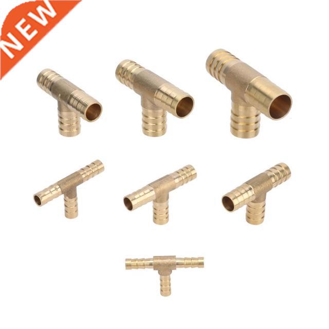 T-Shape Brass Barbed Hose Fitting Tee 6/8/10/12/14/16/19mm H