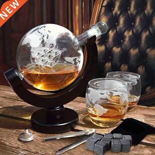 Globe Wine Whiskey Decanter Alcohol Dispenser Beer