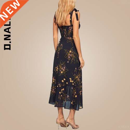D.Nle K Frill Sweethert Ne Sveless Dresses For Women