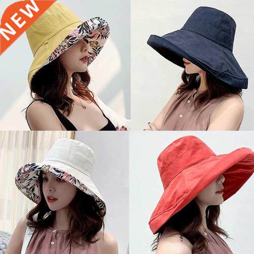 K34 Women's Hat Bucket hat Panamanian Women Four Sea