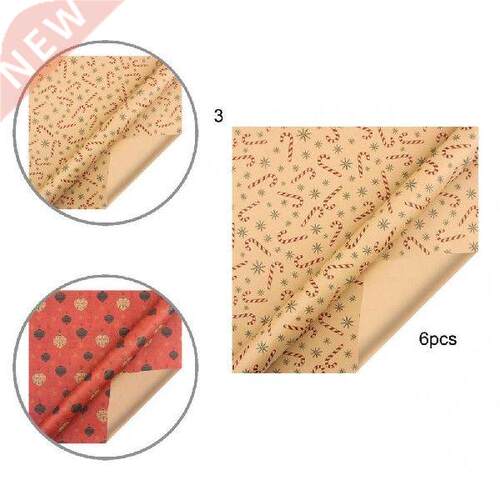 2021 Easy to Use 6Pcs Beautiful Handmade  Packing Papers