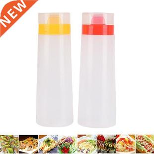 Plastic Salad Dressing Squeeze Bottle Condiment Dispenser