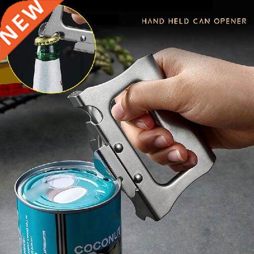 Multifunctional Manual Can Opener Beer Bottle Opener Side