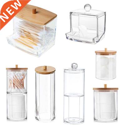 Makeup Cotton Pad Organizer Bathroom Storage Box For Cotton