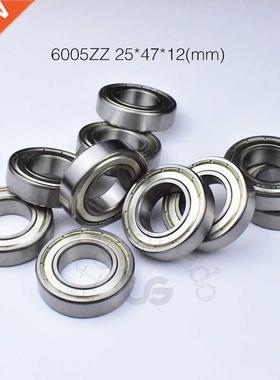 10pcs 6005ZZ 25*47*12(mm) chrome steel Metal Sealed High s
