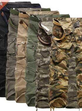 New Safari Style Tactical Pants Male Camo Jogger Casual Cott