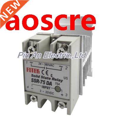3-32V DC Input 24-380V Output SSR Solid State Relay 75A