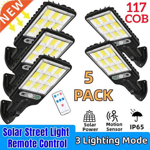 Solar Street Lghts Outdoor Waterproof Moton Sensor Wall LE