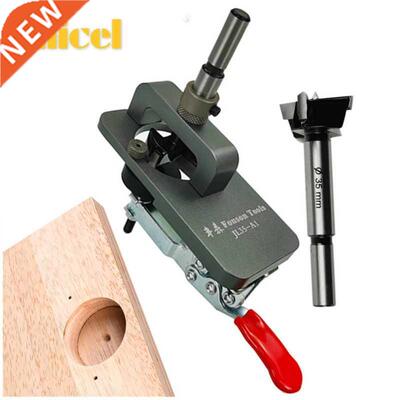35MM Hinge Boring Jig Drill Guide Set Door Installation Hole
