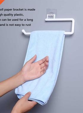 Tissue Hanger Plastic Paper Roll Holder Wall Mounted Towel S