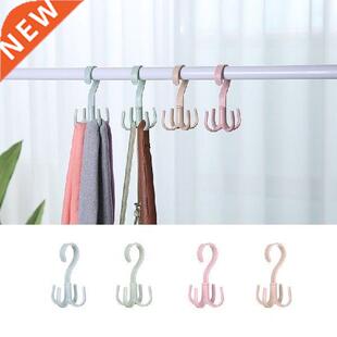 Space Saving Rotated Hanger Hooks Wardrobe Clothes Rack