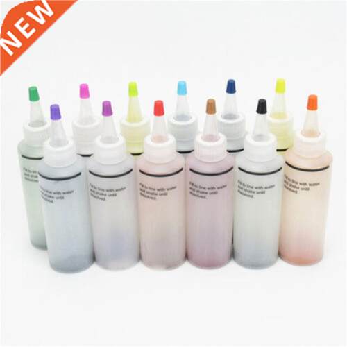 12pcs One Step Tie Dye Kit Vibrant Fabric Textile Permanent