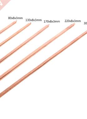 80/10/170/220/00mm Pure Copper Tube Flat Heatsink Cooler F