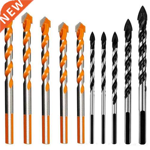 10PCS Drill Bit Set Carbide Twist Drill Triple-cornered