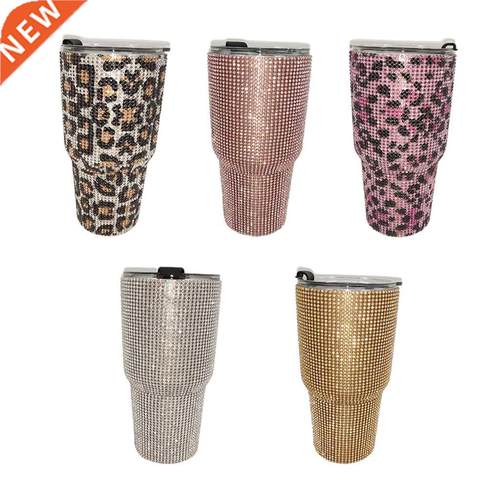 900ml Insulated Diamond Mug Stainless Steel Tumbler Water
