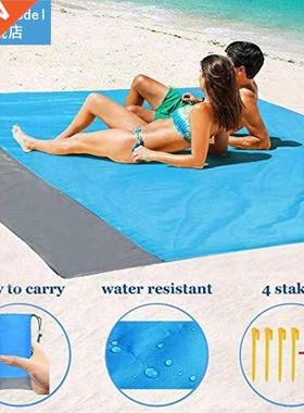 2x2.1m Waterproof Beach Blanket Outdoor Portable Picnic Mat