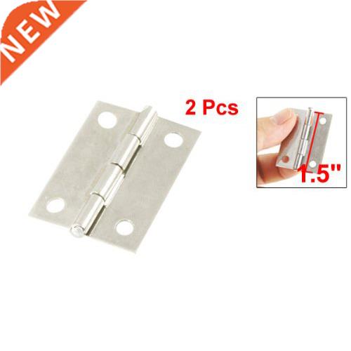 2 Pcs Drawer Door Butt Hinges 1.5