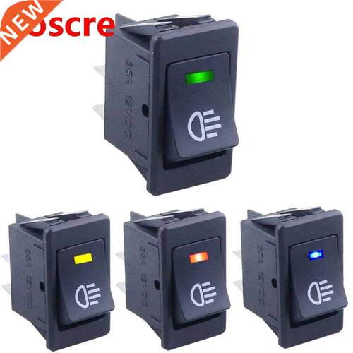 KCD4 Rocker Switch ON-OFF 2 Position 4 Pins LED 12V 35A aut