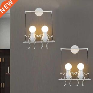 E27 Nordic Personality Robot Background Wall Light Creative